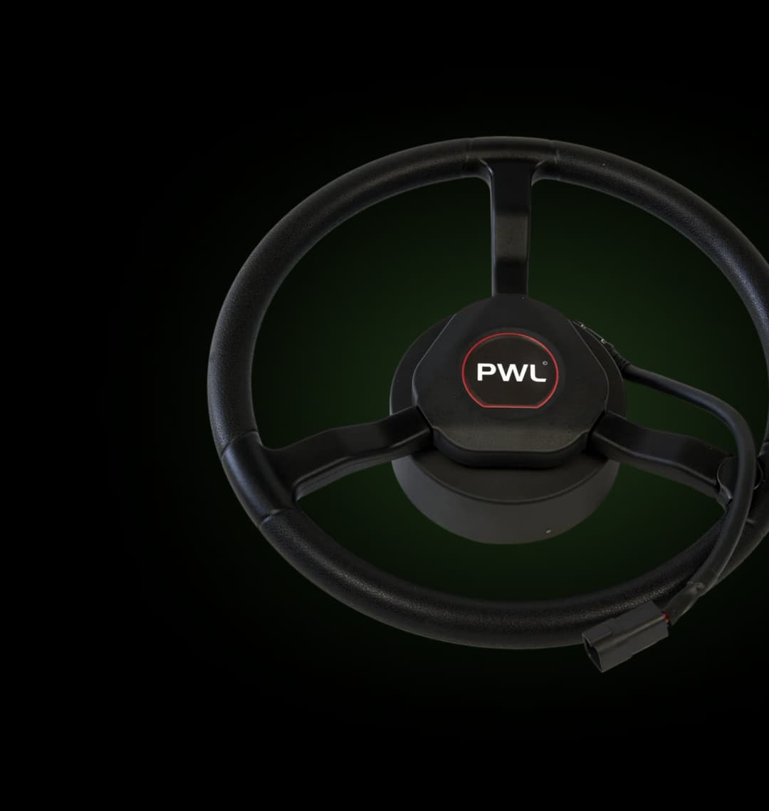 Motor volan autoghidare GPS tractor – PWL NanoSteer sistem de direcție